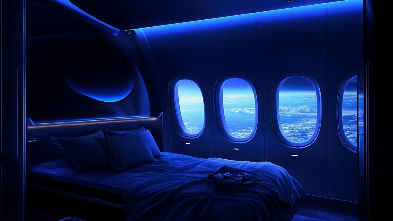Jet Engine Airplane White Noise | Calming Flight Sounds for Studying, Focus or Sleep | 10 Hours ASMR
