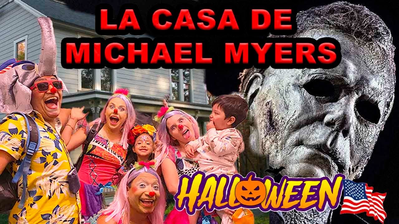 HALLOWEEN EN USA🇺🇸 / CONOCIMOS LA CASA DE MICHAEL MYERS / PELICULA HALLOWEEN 🎃📽🔪 / LOS DESTRAMPADOS
