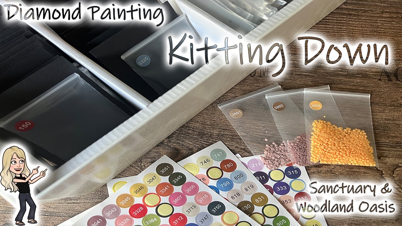 Diamond Painting | Kitting Down - Sanctuary & Woodland Oasis von Diamond Art Club