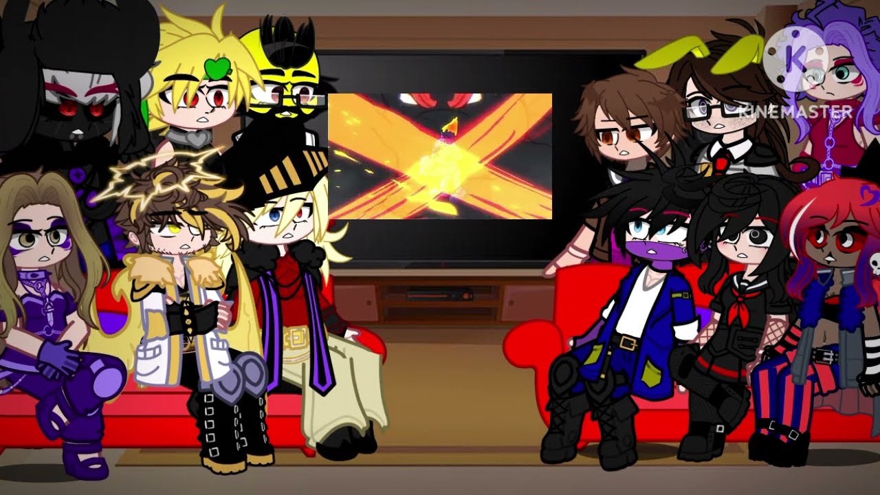 evil characters react to Bowser vs Eggman||Multifamdom au||(🇧🇷)