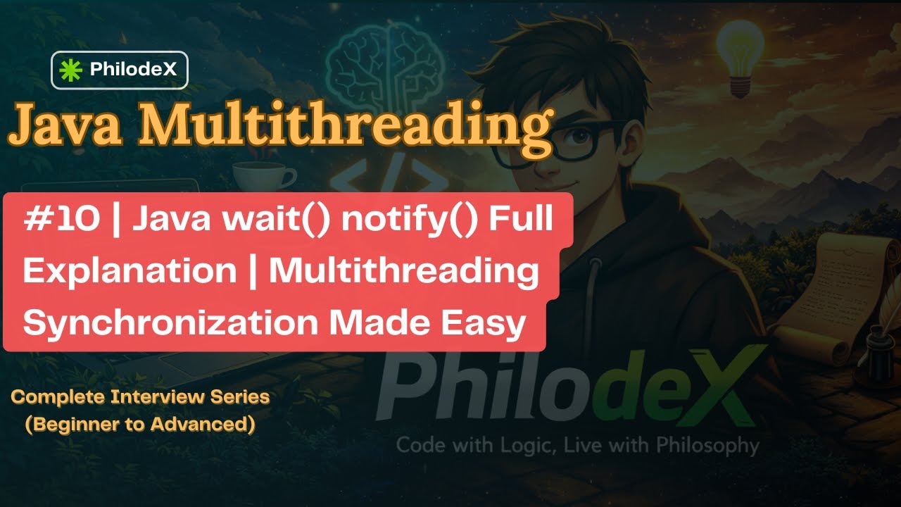 #10 | Java wait() notify() Full Explanation | Multithreading Synchronization Made Easy