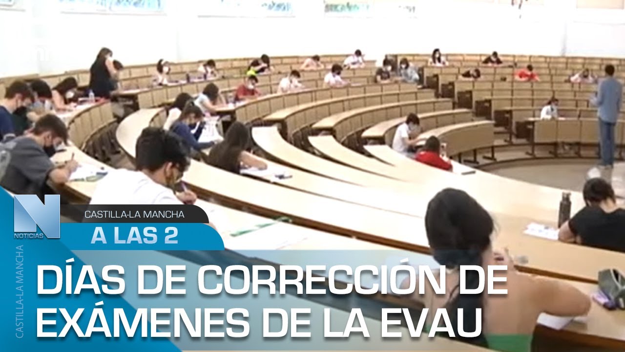 Días de correción de los exámenes de la EVAU