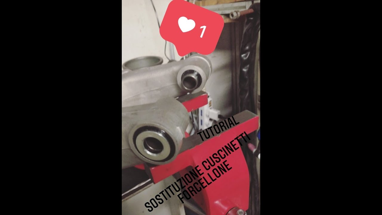 SOSTITUZIONE CUSCINETTI FORCELLONE