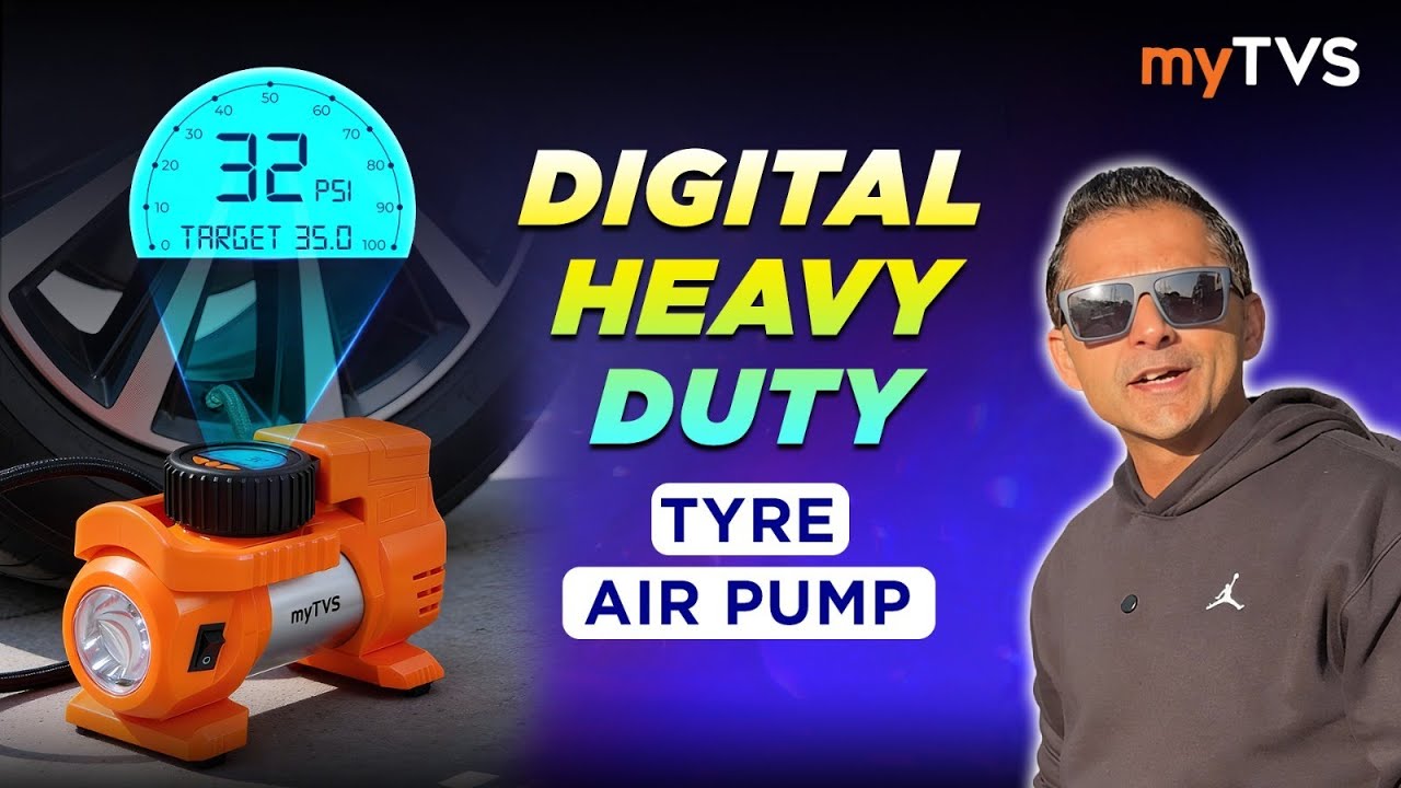 Best Car Tyre Inflator in India 2026 | myTVS TI-88 Air Thunder Digi | In Hindi #BestTyreInflator