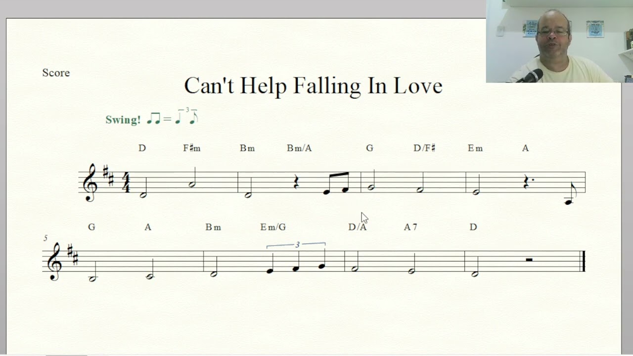 Can't Help Falling In Love - Solfejo e Análise