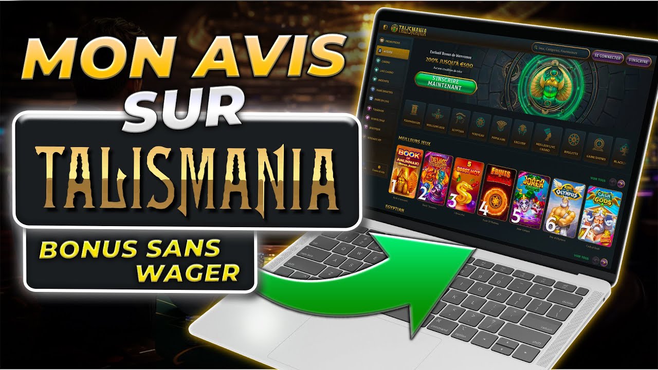 TALISMANIA CASINO, ENCORE UN BONUS SANS WAGER !