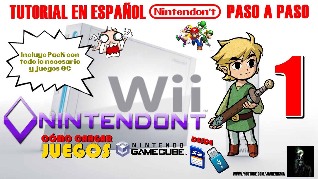 NINTENDONT | Tutorial Cómo Cargar Juegos Gamecube desde USB/SD en Wii o WiiU # 1 | 720p en Español
