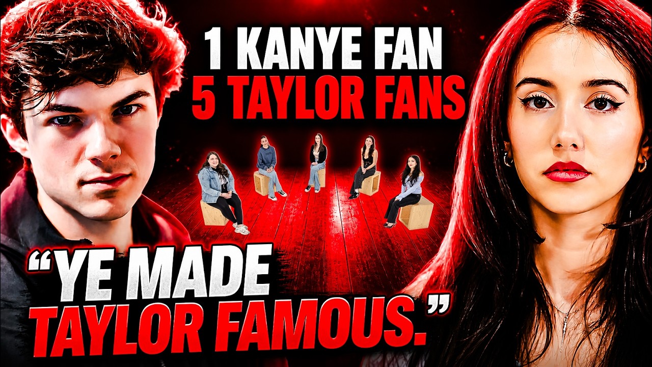 1 Kanye Fan vs 5 Taylor Swift Fans