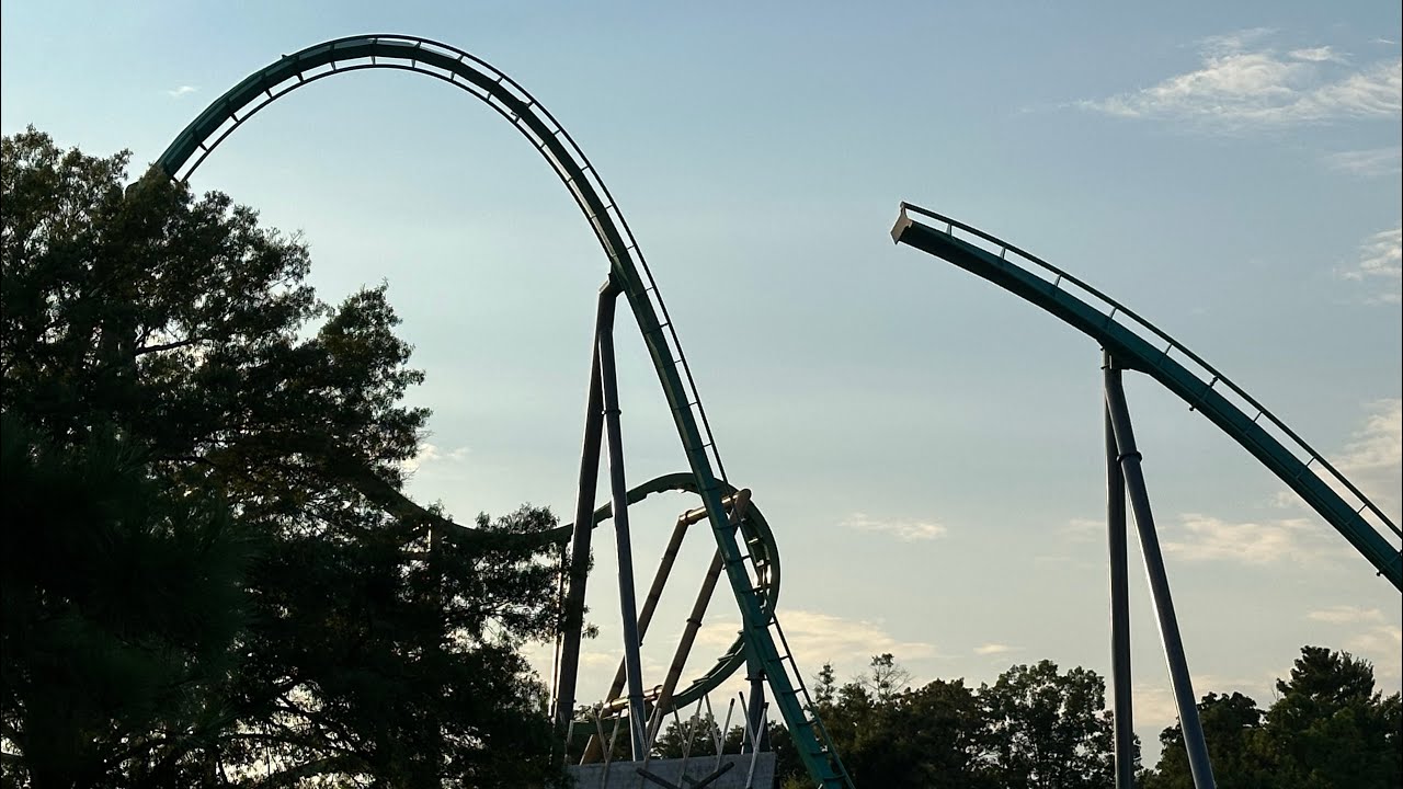 Kings Dominion Vlog #60 : Rapterra S-Turn Construction