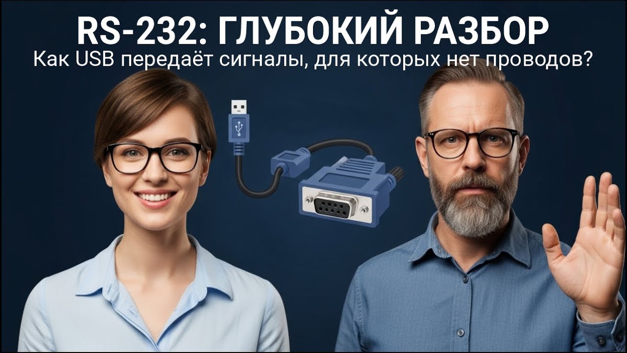 RS-232 для инженера: Эмуляция через USB, уровни и управление
