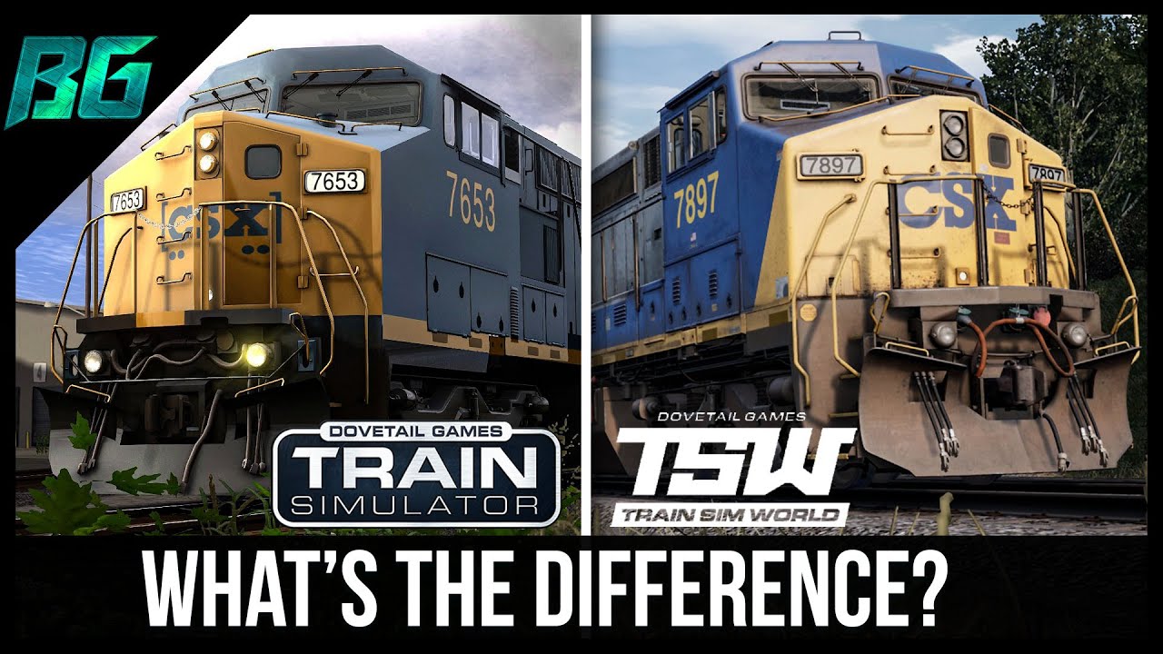 Train Simulator и Train Sim World. В чем разница?