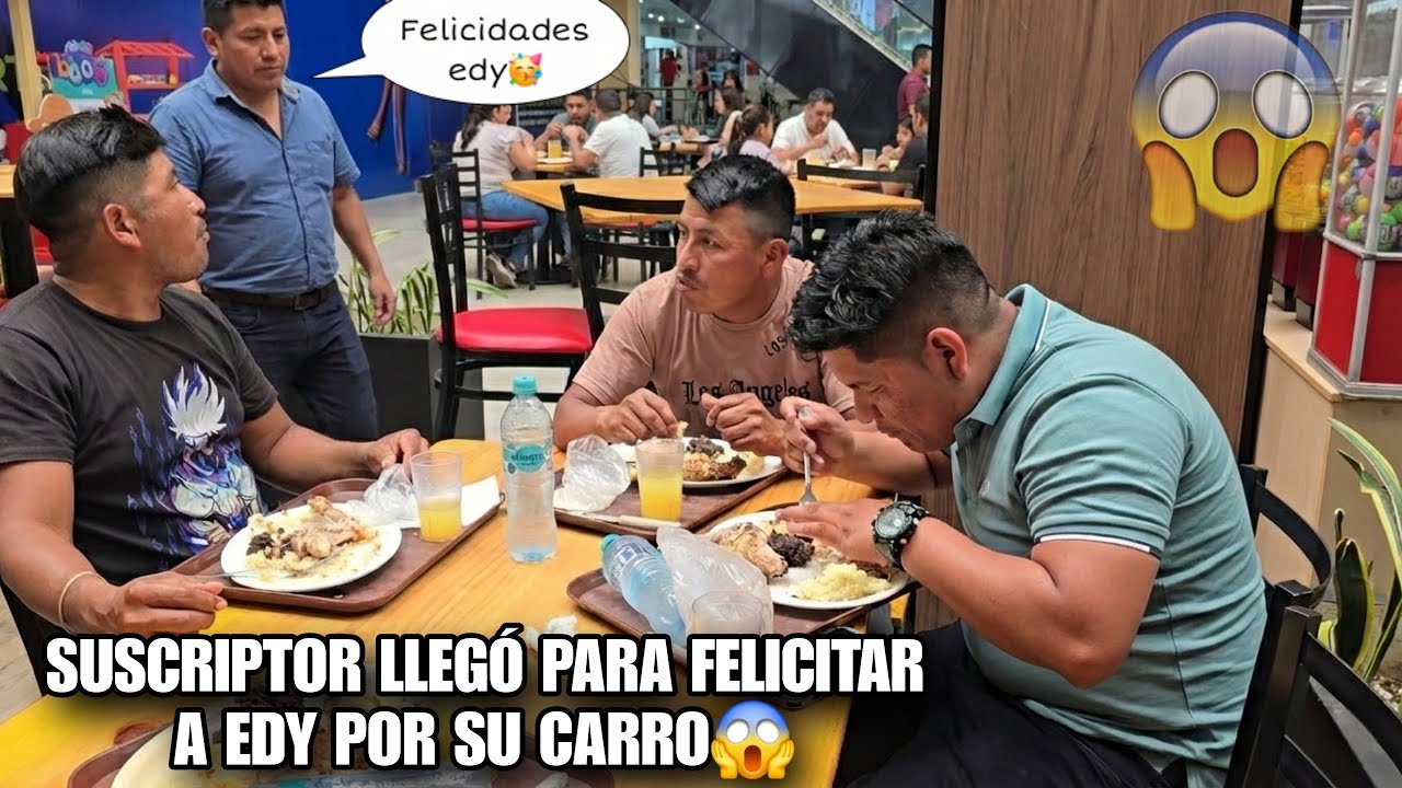 EDY De Alegría Se LLEVÓ A Todos A Comer A Este Restaurante😭Suscriptores Lo Felicitaron Por Su Boda😱