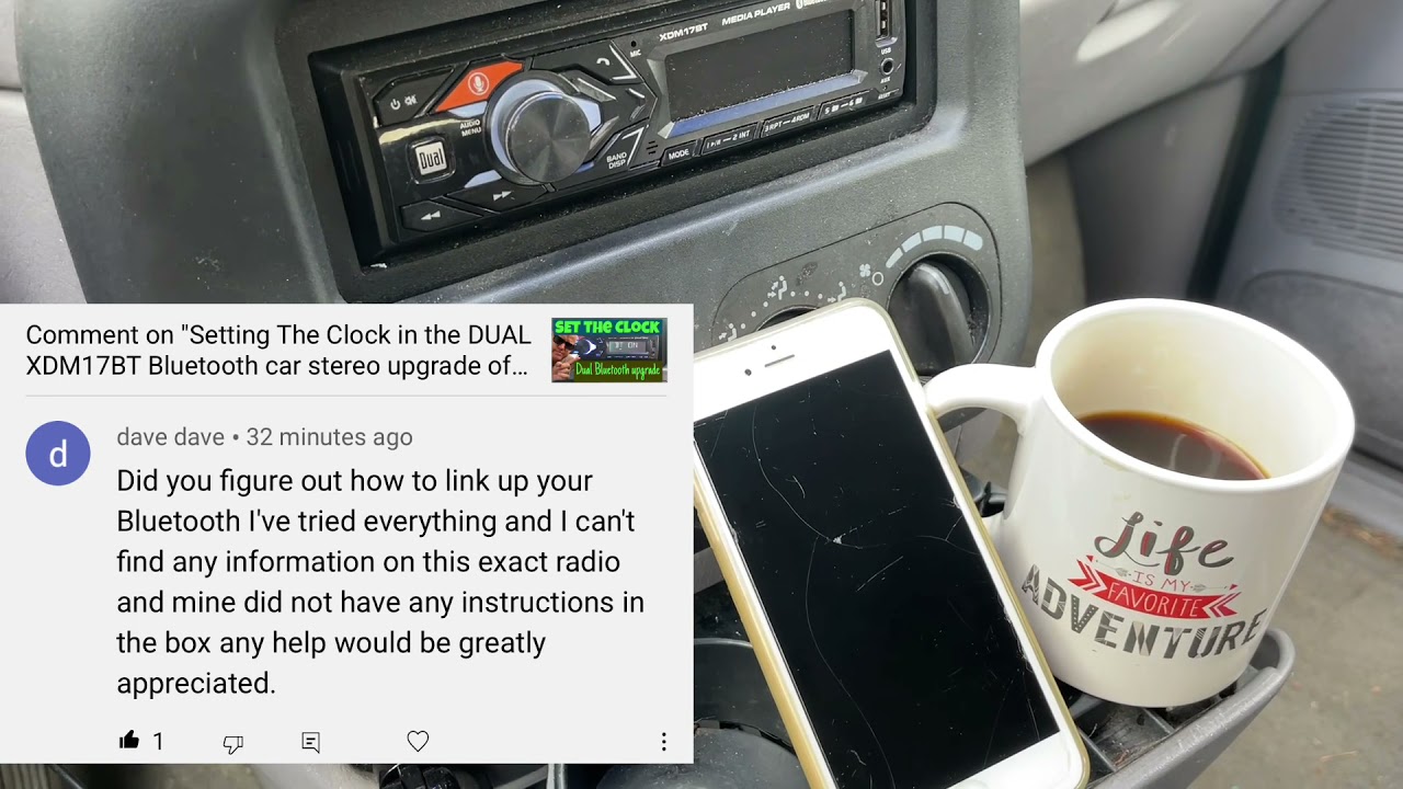 [Dual] in Dash BT Stereo🔊How to Bluetooth Connect it!?