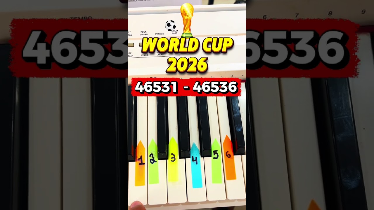 World Cup 2026 Anthem 🎹 Easy Piano Tutorial | Learn the FIFA World Cup Song Fast!