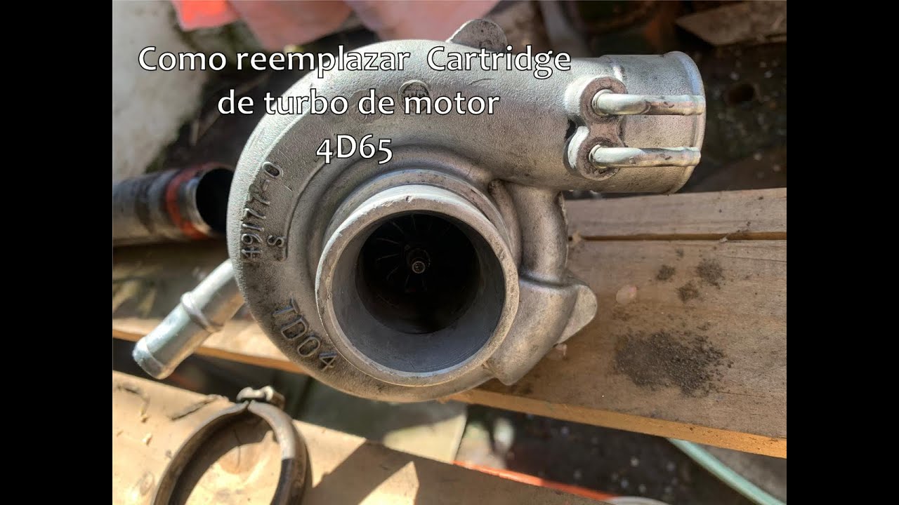 Como desmontar Turbo TD04 de motor 4D56 para cambio de Cartridge