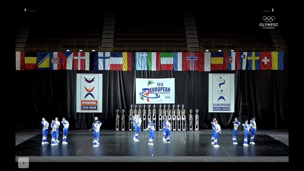 Ευρωπαϊκό Πρωτάθλημα Cheerleading 2023 - Ασημένιο Μετάλλιο Junior Hip Hop, Υάδες