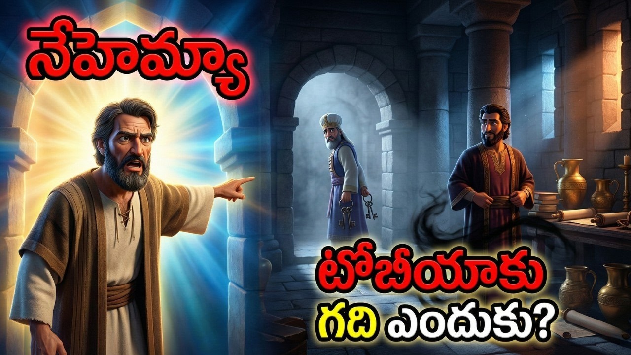 నెహెమ్యా లేనప్పుడు యాజకుడైన ఎల్యాషీబు దేవుని మందిరములో టోబీయాకు ఒక గది ఎందుకు ఇచ్చాడు? నేహెమ్యా 6-13