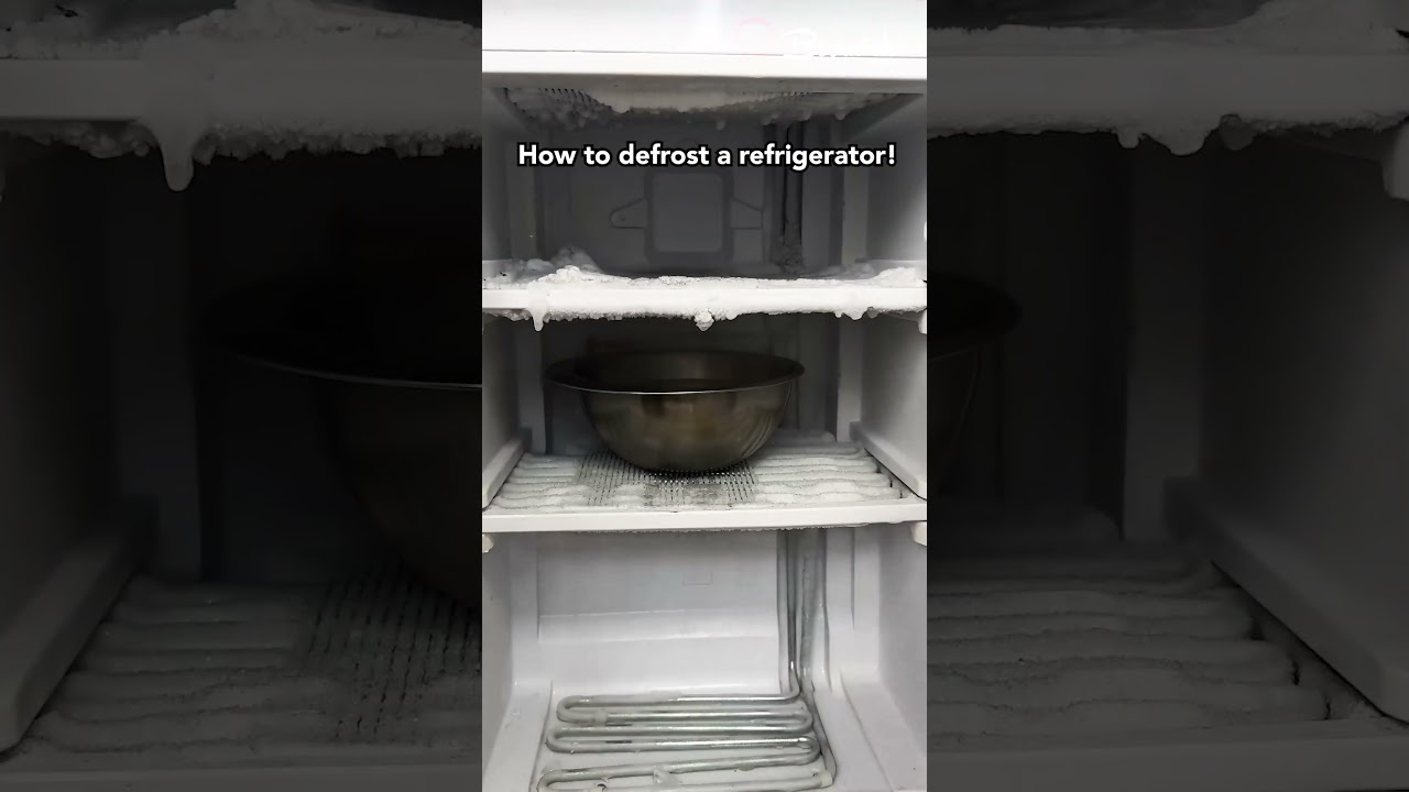 How to defrost a refrigerator #defrost #refrigerator #tricks