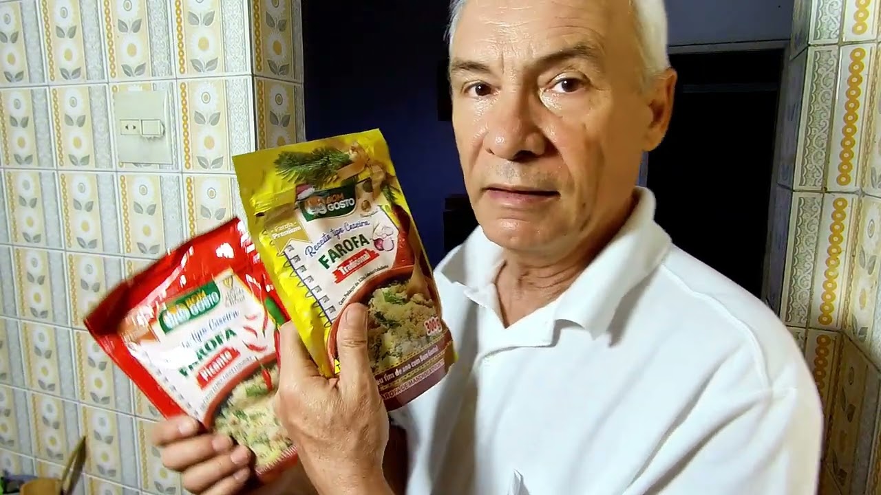 Viúvo na cozinha após as compras 😎