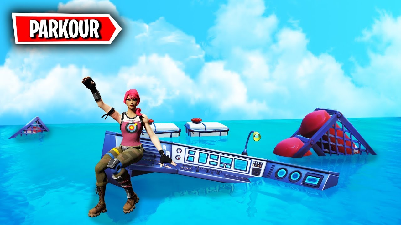 *PARKOUR PUZZLE* LABORATORIO INUNDADO FINAL *FORTNITE PARKOUR*