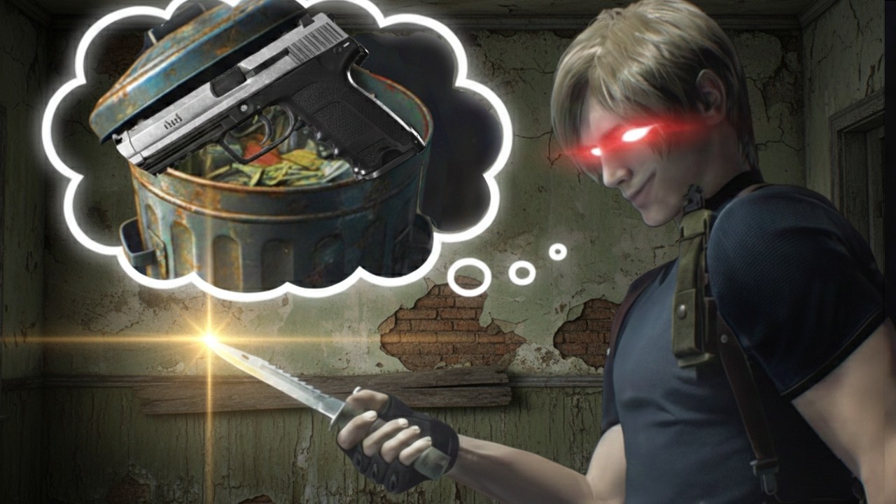 ¿Es posible pasar Resident Evil 4 con CUCHILLO antes de que mi rival lo haga con PISTOLA?
