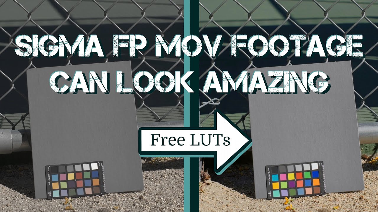 Free Sigma FP LUTs &ndash; Converting MOV Off Profile to CDNG RAW
