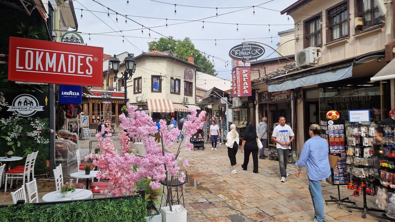 🇲🇰 Skopje old bazaar walking tour @TravelwithHugoF #skopje #bazaar #macedonia