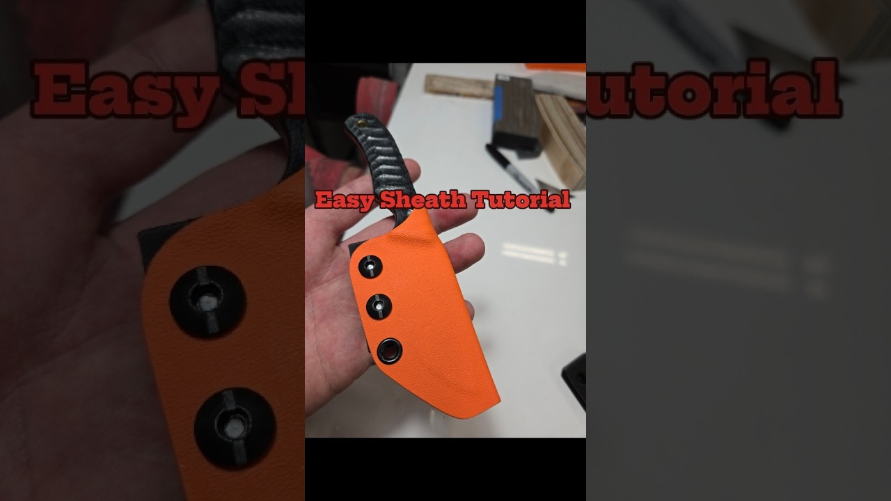 Easier Kydex Sheaths, fast.