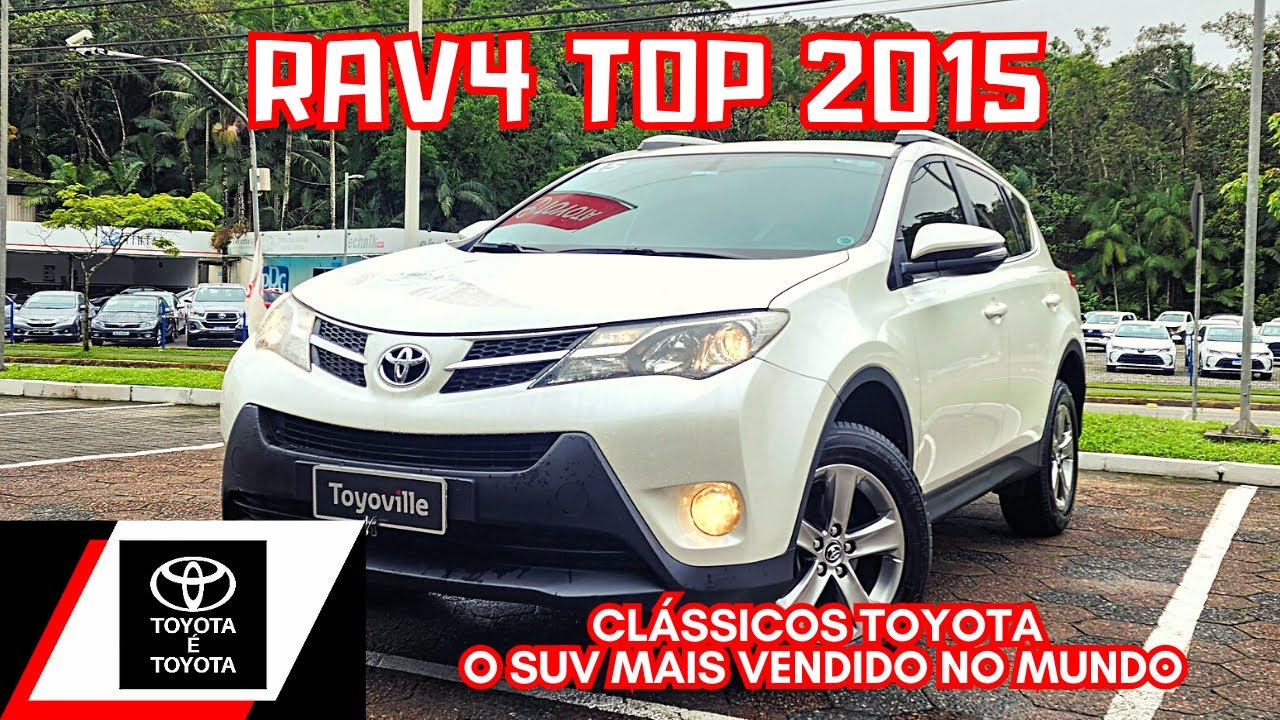 TOYOTA RAV4 2015 2.0 | UM CLÁSSICO TOYOTA DO SUV MAIS VENDIDO NO MUNDO DETALHES DO INTERIOR
