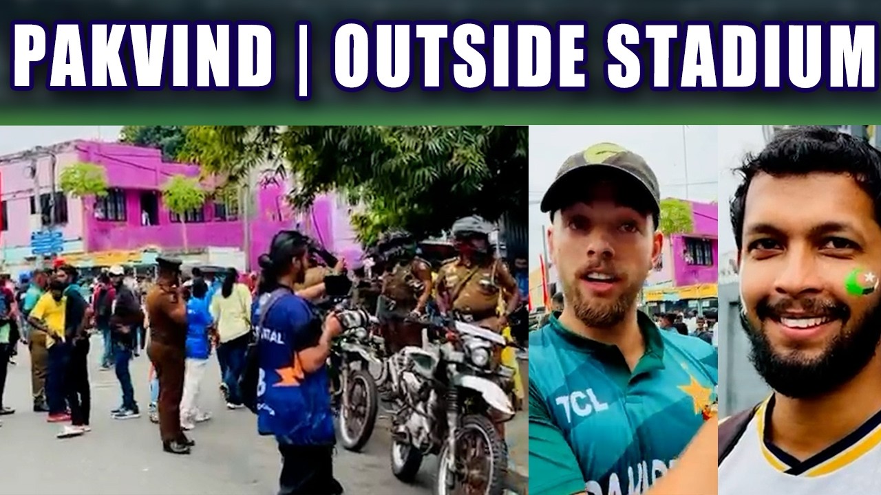 Huge Crowd reached R Premadasa Stadium for PAKvIND big clash
