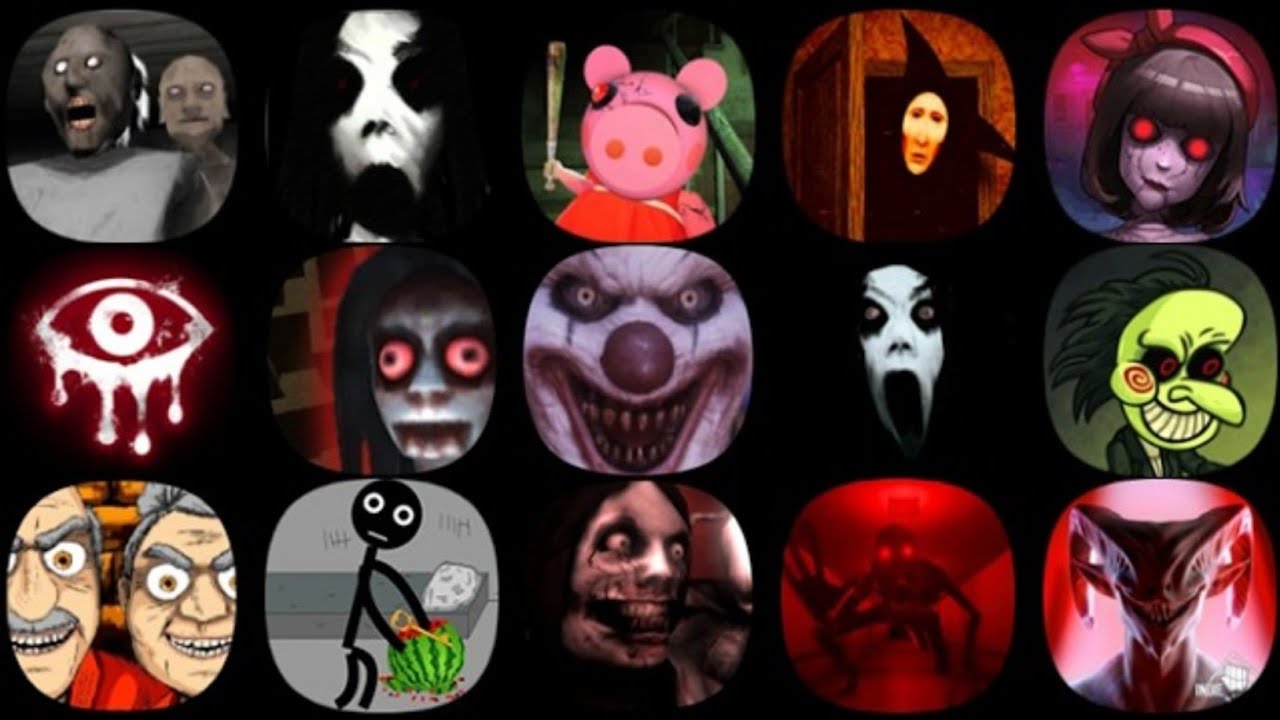 Granny 2 | Slendrina_ The School  | Escape Piggy | Obelisk Horror Game | Madhouse 13 …
