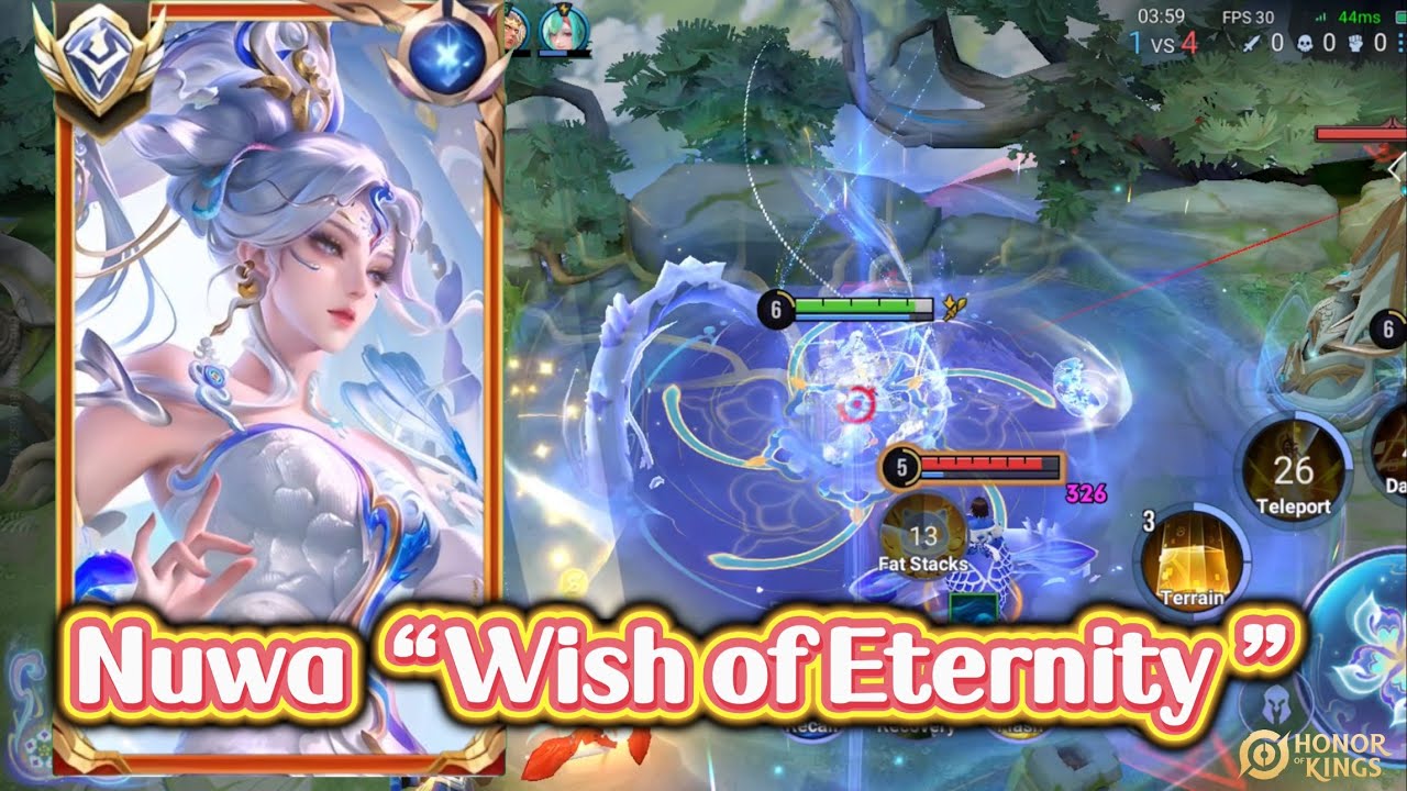 Nuwa｜Legendary Skin｜ Year of The Snake Wish of Eternity｜Honor of Kings