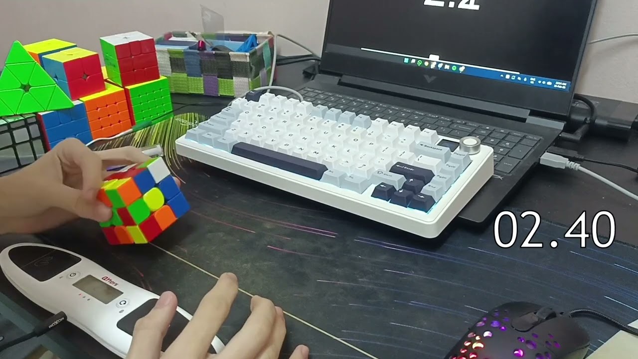 18.18 3x3 One Handed average 