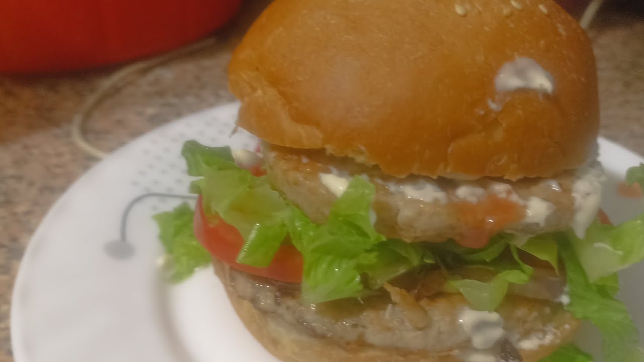 برجر بسيط ولذيذ ✨🍔برجر من القلب 🤎🍔