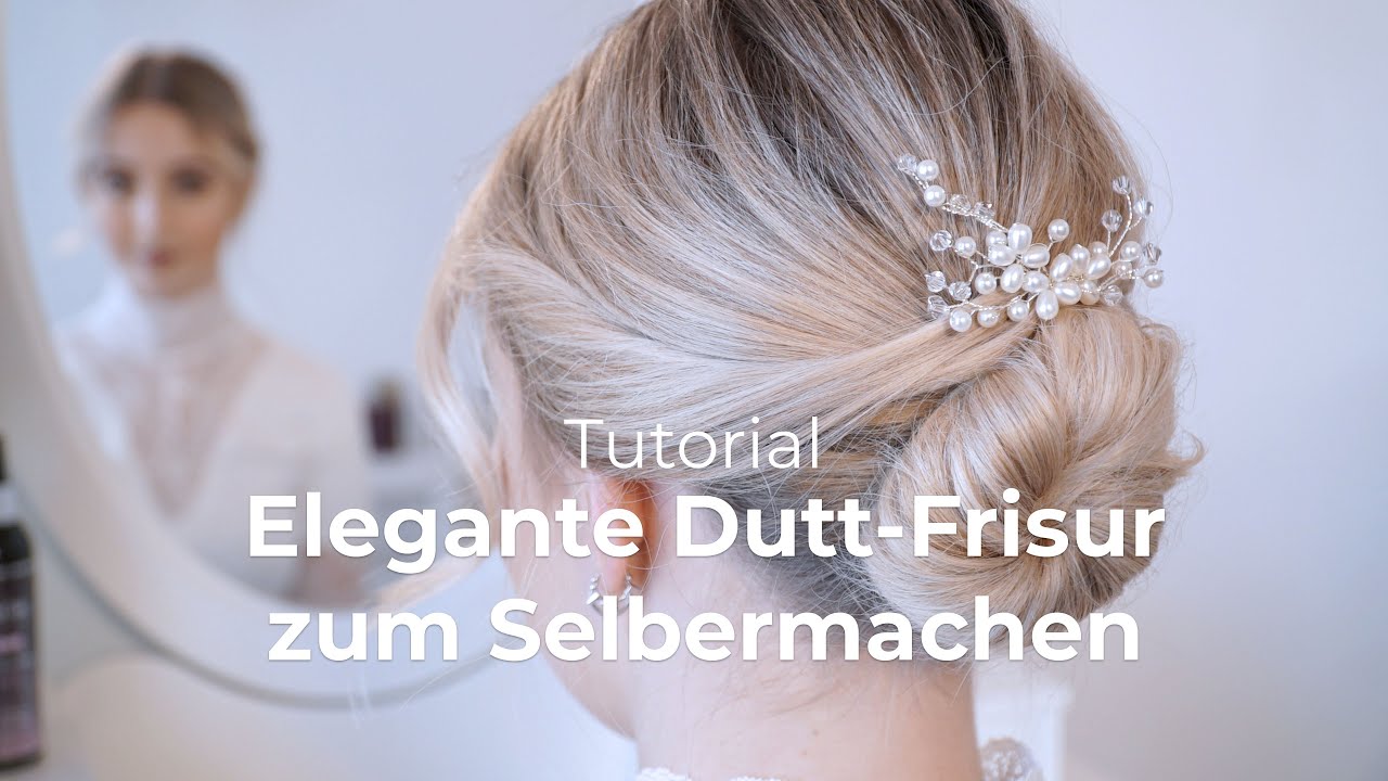 Elegante Dutt-Frisur - ganz schnell selbstgemacht | asambeauty