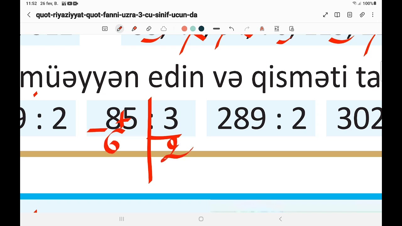 3-cü sinif. Riyaziyyat. 2-ci hissə. Səh 28-in davamı