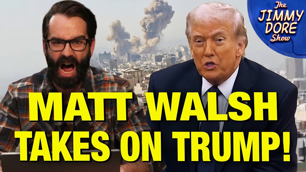 Matt Walsh Calls Out Trump & Neocons Over Disastrous Iran War!