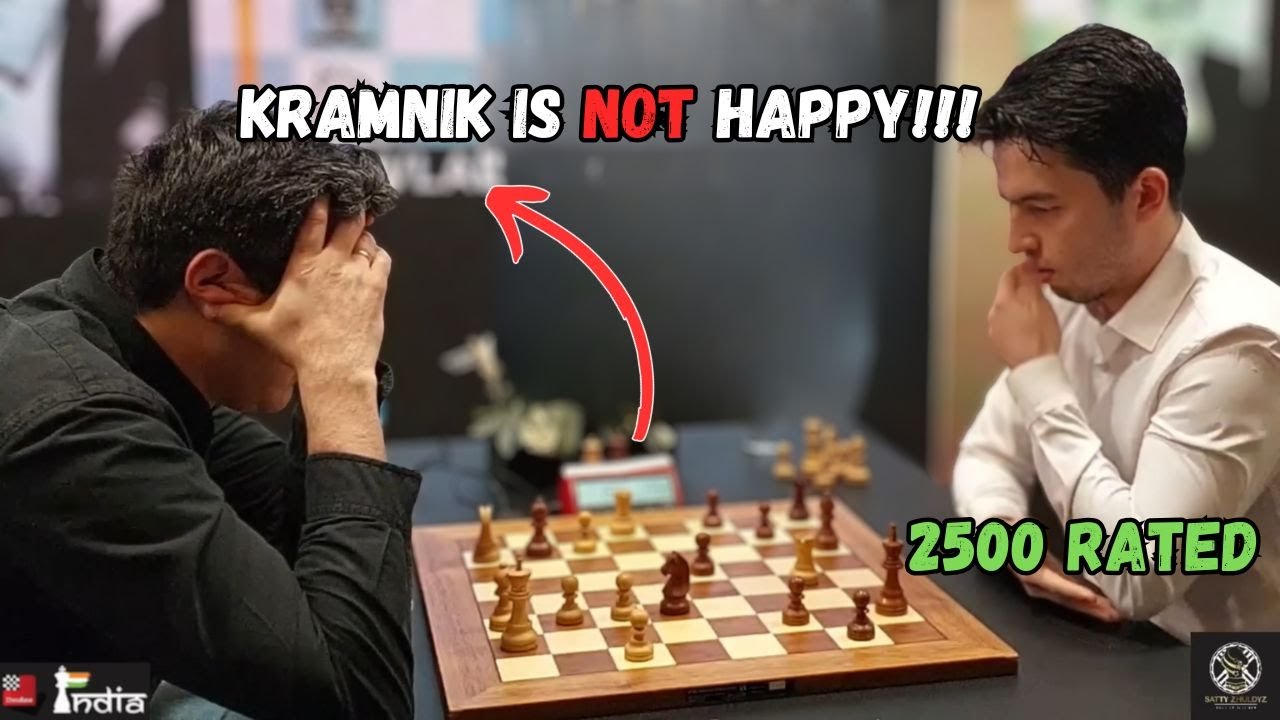 A 2500 rated Player Beat Vladimir Kramnik Easily