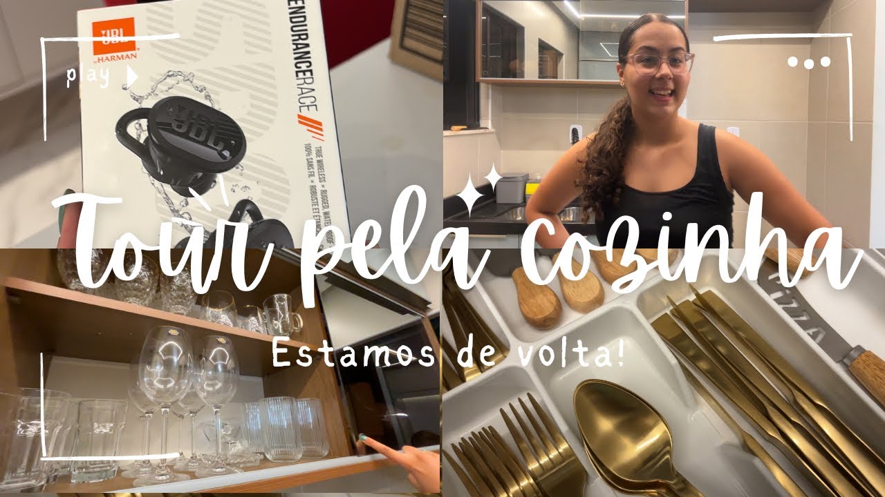 ESTAMOS DE VOLTA, TOUR PELA COZINHA & PRESENTE DE ANIVERSÁRIO ❤️ #4