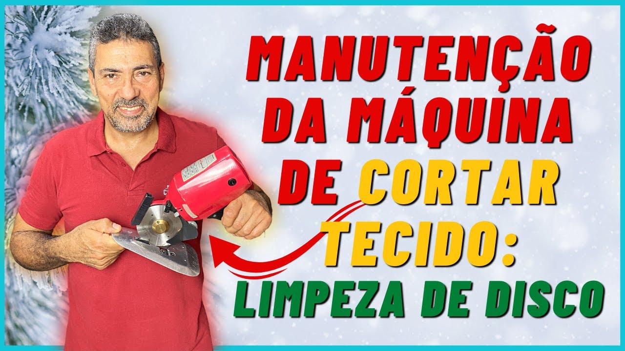 COMO LIMPAR A MÁQUINA DE CORTAR TECIDO | Consermak