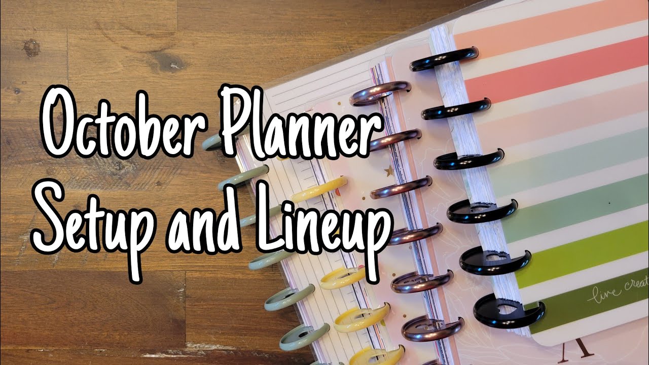 October Planner Setup and Lineup | Switching Sizes, Layouts, ALL THE THINGS | Happy Planner