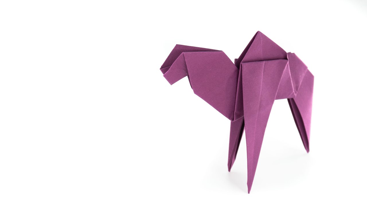 Como fazer um camelo de papel - Animais em origami