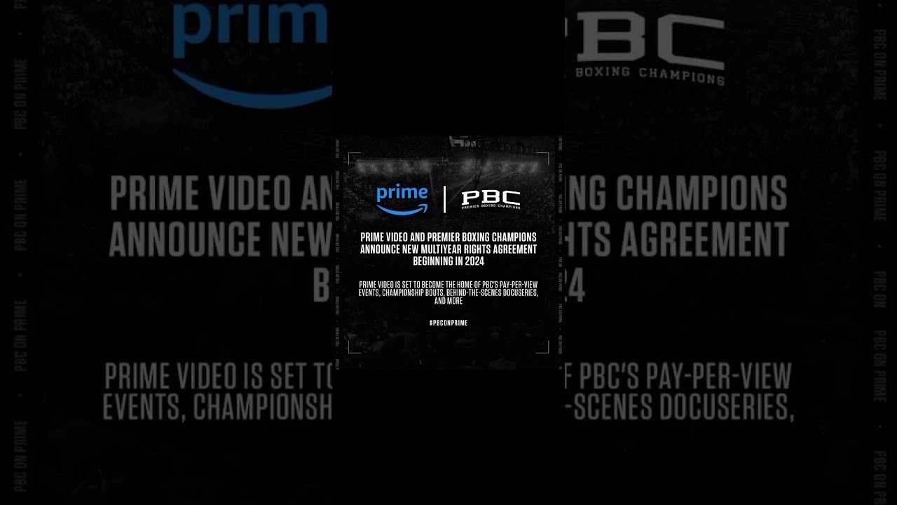 Amazon Prime Inks Deal With The PBC Premiere Boxing Champions #boxing #amazon #pbc