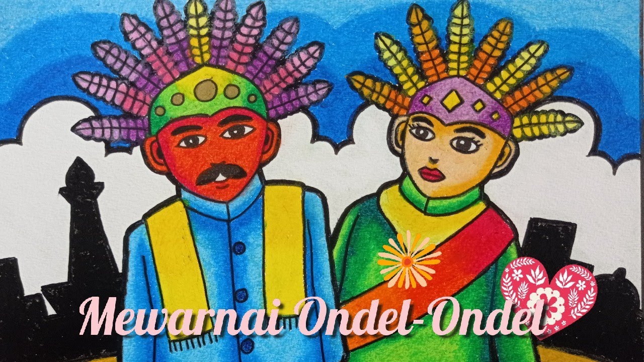 MEWARNAI "ONDEL-ONDEL"