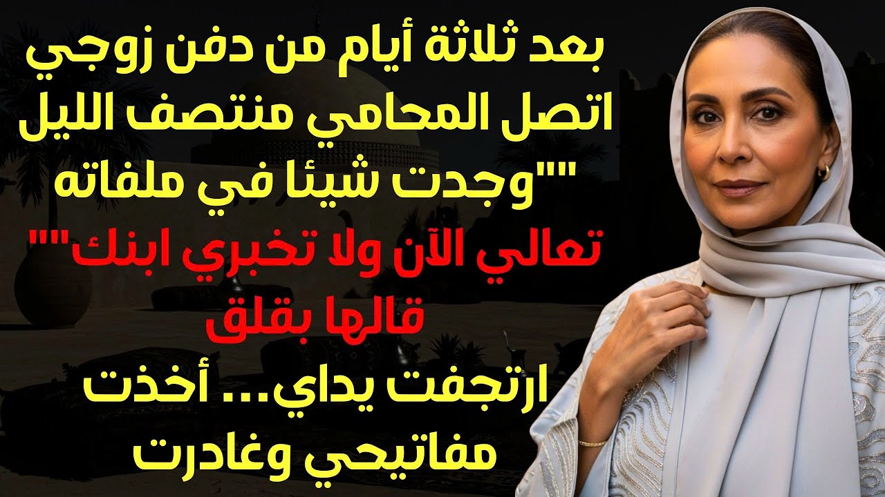 سيدتي… اختبئي الآن اتصل المحامي منتصف الليل بعد ثلاثة أيام من وفاة زوجي الغامضة