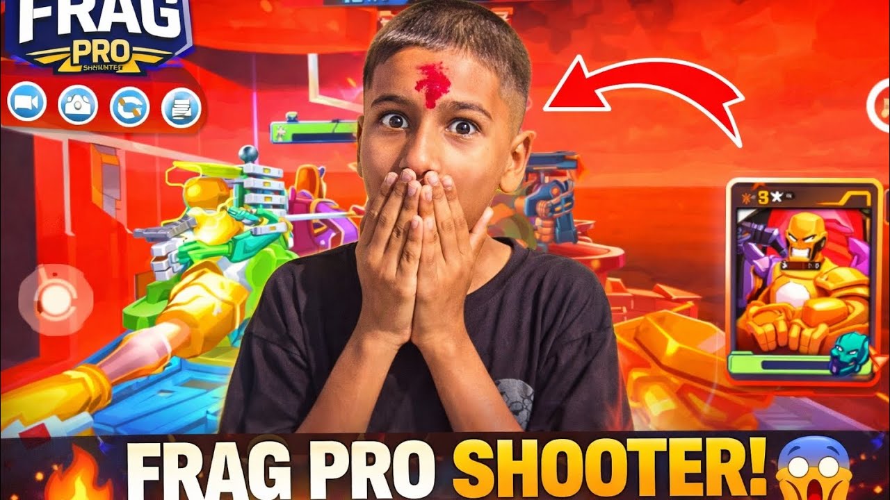 😱 5v5 WAR in Frag Pro Shooter! Last 10 Seconds SHOCKING Finish 🔥#edit#entertainment #gamer#frag#fyp 
