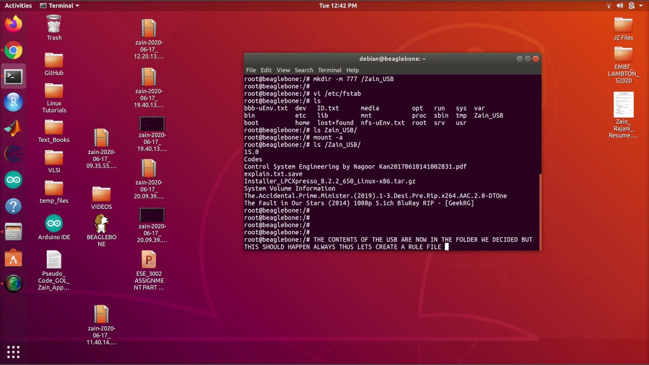 How to make udev rule file for mounting an USB