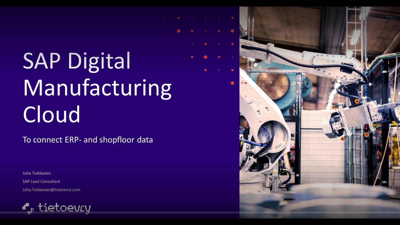 SAP Digital Manufacturing Cloud