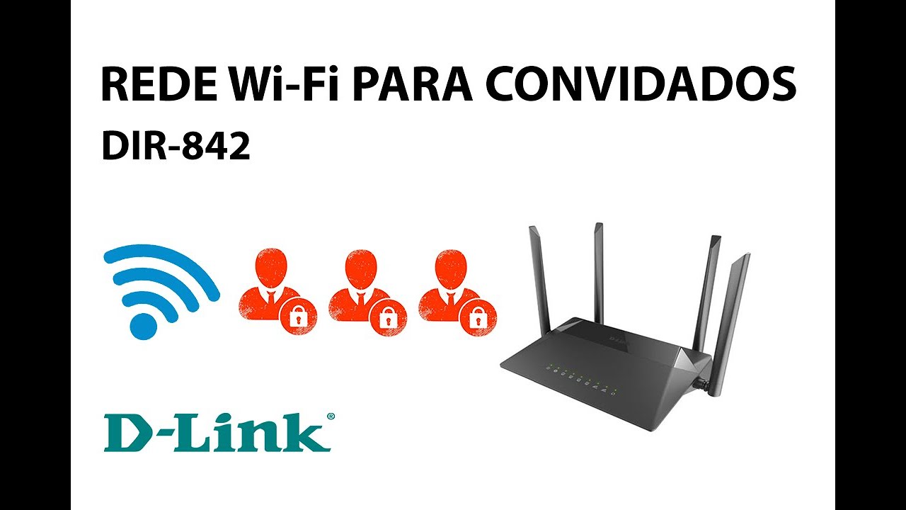 Rede para Convidados D-LINK DIR 842
