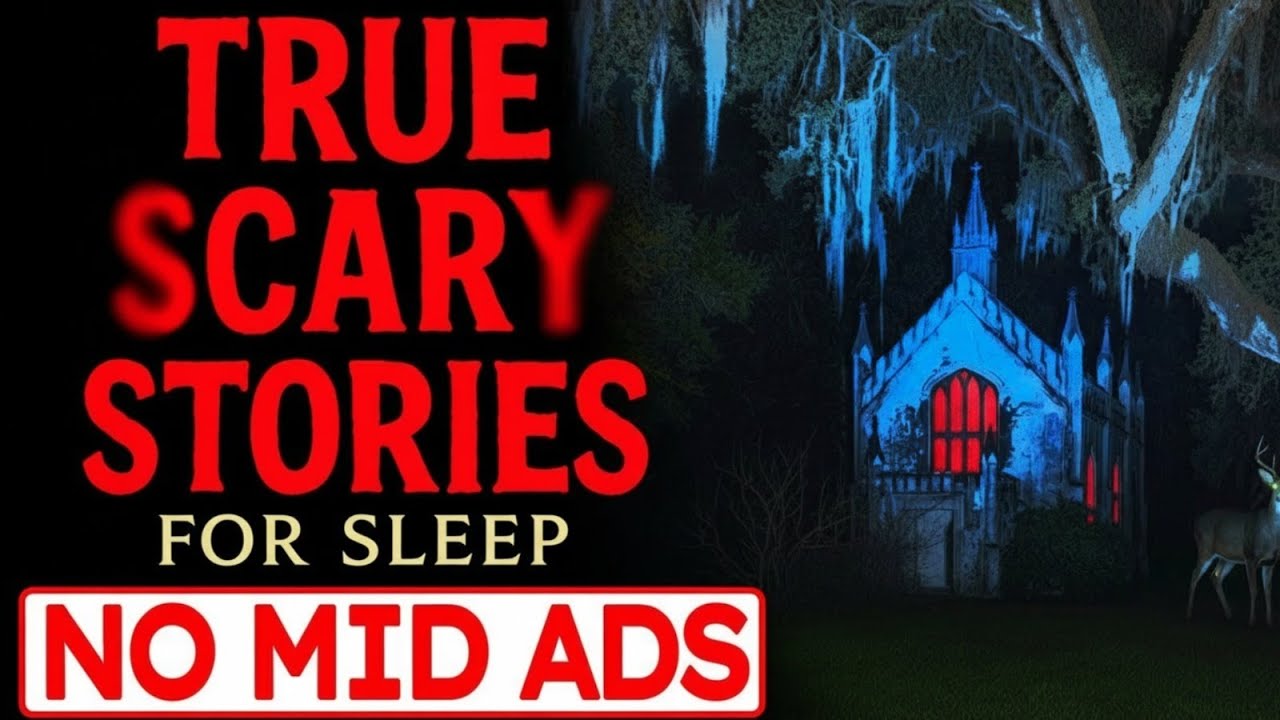 NO ADS 🔴 1 HOURS of TRUE Scary Stories for Sleep | Gentle Rain Sounds | Black screen | Ep. 01
